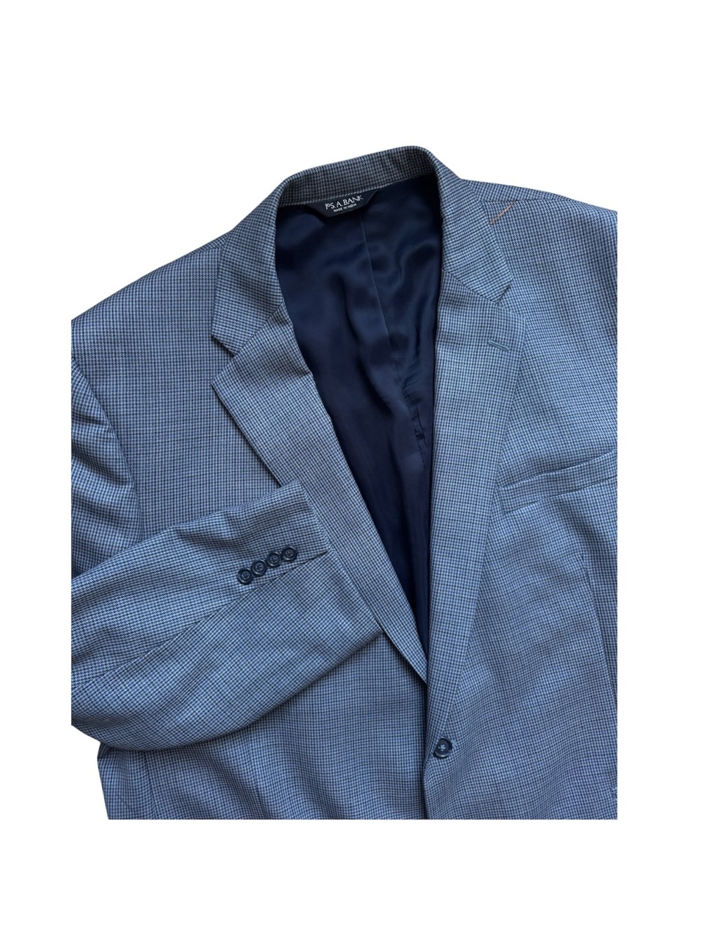 Jos A. Bank Traveler Collection Men's Dark Gray Wool Sport Coat Blazer 52R